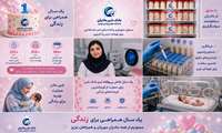 بانک شیر مرکز آموزشی درمانی جامع زنان کوثر یکساله شد.